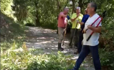 Još jedna akcija uređenja puta u Brusnima