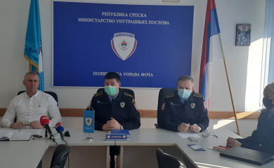 PU Foča: Povećana stopa kriminaliteta, visoka rasvijetljenost krivičnih djela
