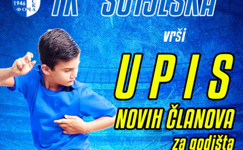 U toku upis u Sutjeskinu školu fudbala